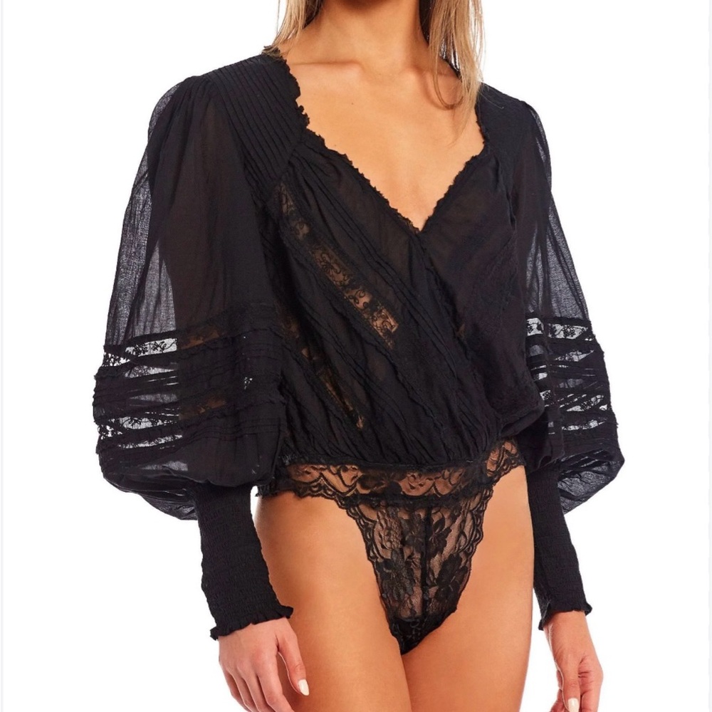 Free People The Eloise Smocked Bodysuit